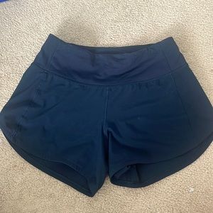 Lululemon Navy blue shorts!! Size 2!  Great condition!